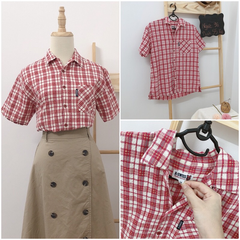 Sơ mi tay ngắn đi làm đi chơi dưới 55 kg