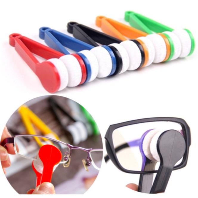 Kẹp lau kính cận râm mini dụng cụ vệ sinh chống xước