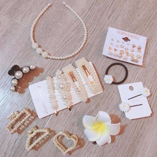 Combo set kẹp tóc nhiều món (Giống hình) -shophn