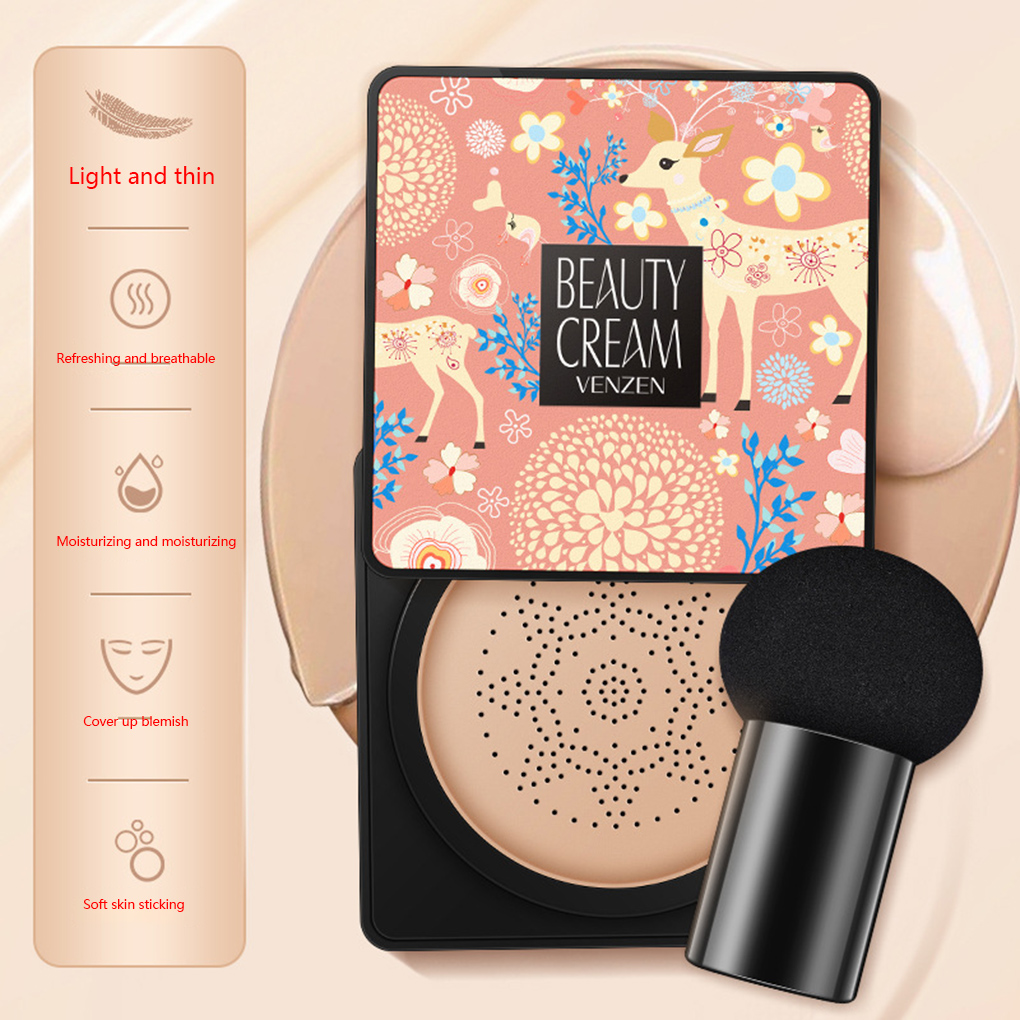 VOLL - Mushroom Head Make Up Concealer Air Cushion Moisturizing Foundation Brightening Makeup BB Cream