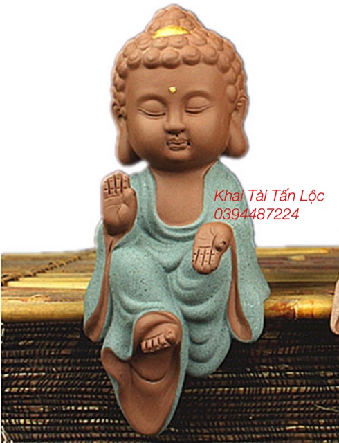 Tượng Phật Thích Ca gốm tử sa