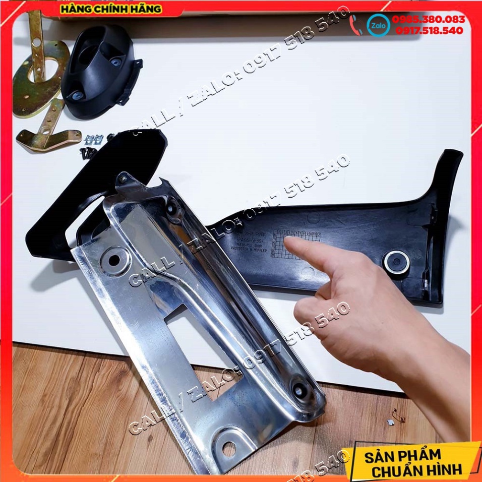 ỐP PÔ 3OOi GẮN SH 2020 - Sh 2021 - SH 2022 CHÍNH HÃNG ZHIPAT ( FULL BOX   ĐỦ PAS GẮN NHƯ ZIN) Nhựa ABS cao cấp và INOX