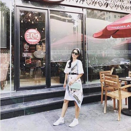 Váy phông đính khăn size S, M