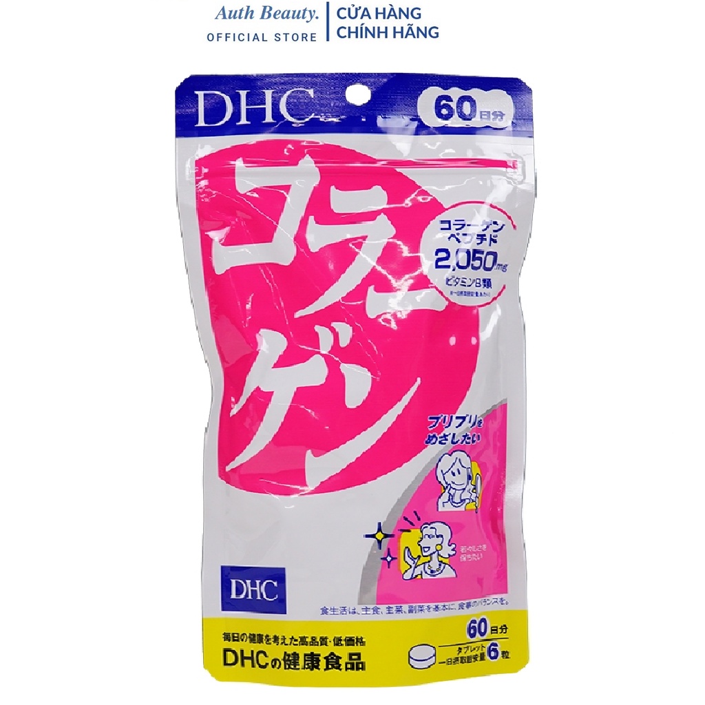 VIÊN UỐNG đẹp da DHC COLLAGEN 60 ngày 360 viên [ Nội Địa Nhật]