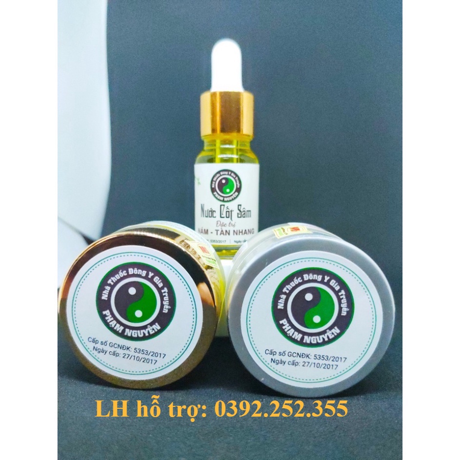 Combo kem nám, tàn nhang, đồi mồi và kem dưỡng trắng đông y gia truyền Phạm Nguyễn