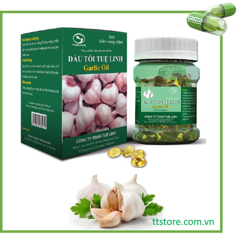 Dầu tỏi Tuệ Linh - Tăng sức đề kháng - Garlic oil