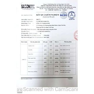 1kg cà phê bột rang mộc Kuffie Blend