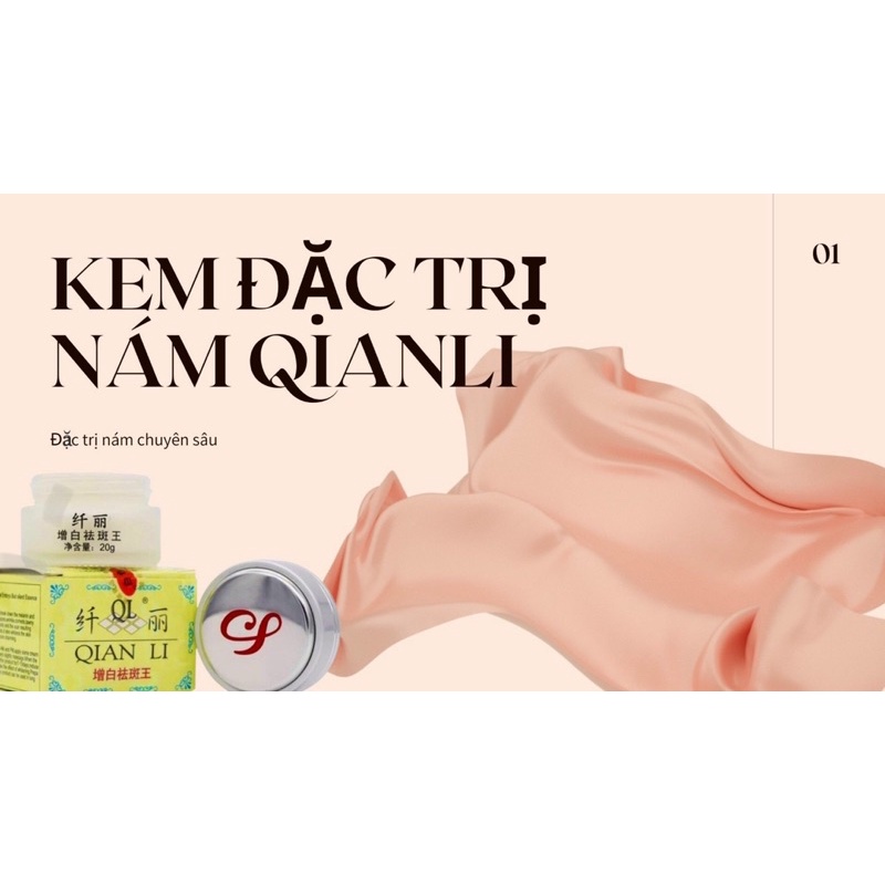 Kem nám - tàn nhang Qianli