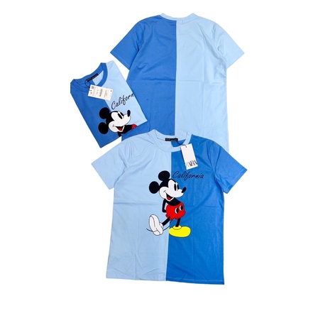 Áo thun tshirt mickey phối màu dễ thương