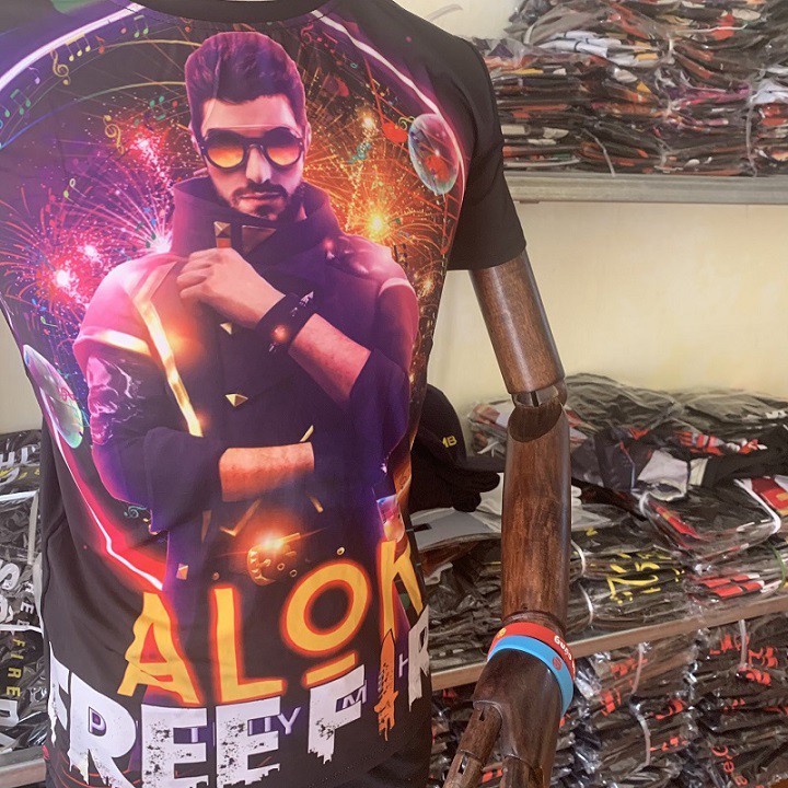 Áo Free Frie [ẢNH THẬT] Màu Đen in 3D Alok | BigBuy360 - bigbuy360.vn