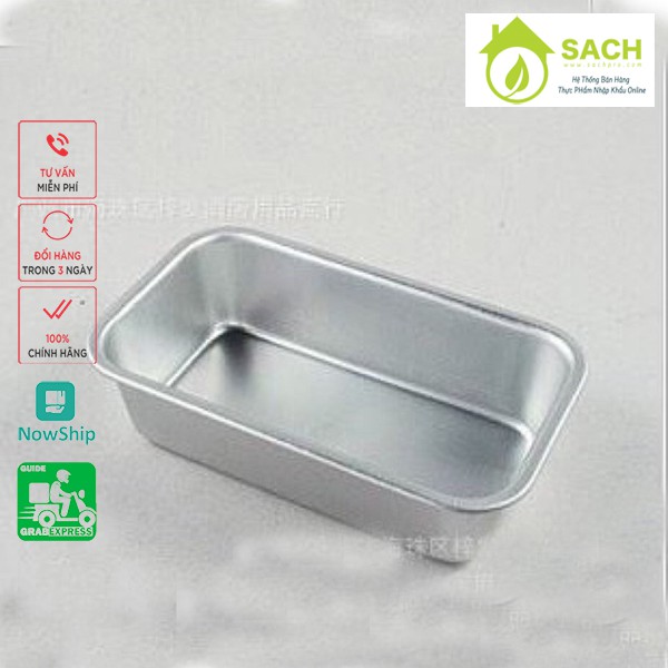 Khuôn chữ nhật đúc 11,5cm làm bánh mì hoa cúc A02