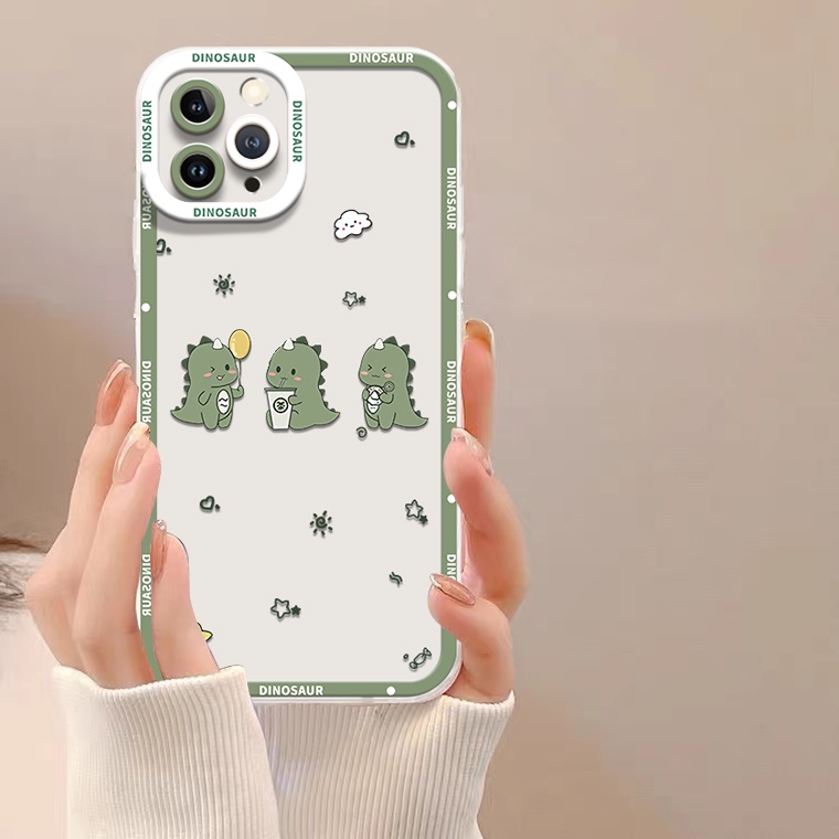 Ốp Điện Thoại TPU Dẻo Trong Suốt Họa Tiết Hoạt Hình Dễ Thương Cho IPhone 14 13 12 11 Pro XS Max X XR 8 7 6 6S Plus