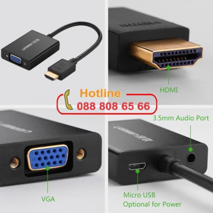 Cáp chuyển HDMI to VGA Ugreen 40248