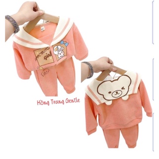 Sét Bộ thu đông thuỷ thủ cho bé gái