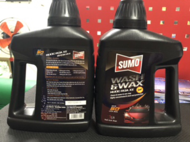 Nước Rửa Xe Sumo Wash & Wax (1L) mẫu mới