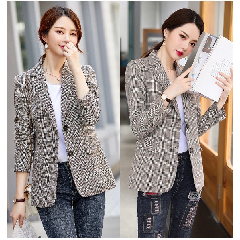 ÁO VEST CÔNG SỞ SỌC CARO CÓ TÚI THẬT | BigBuy360 - bigbuy360.vn