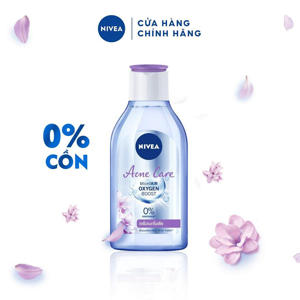 Bộ đôi Nước Tẩy Trang NIVEA Ngừa Mụn Acne Care Micellar Water 400ml/chai 80116