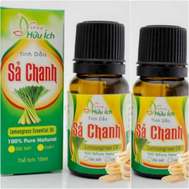 Tinh dầu sả chanh đuổi muỗi xông phòng an toàn cho bé