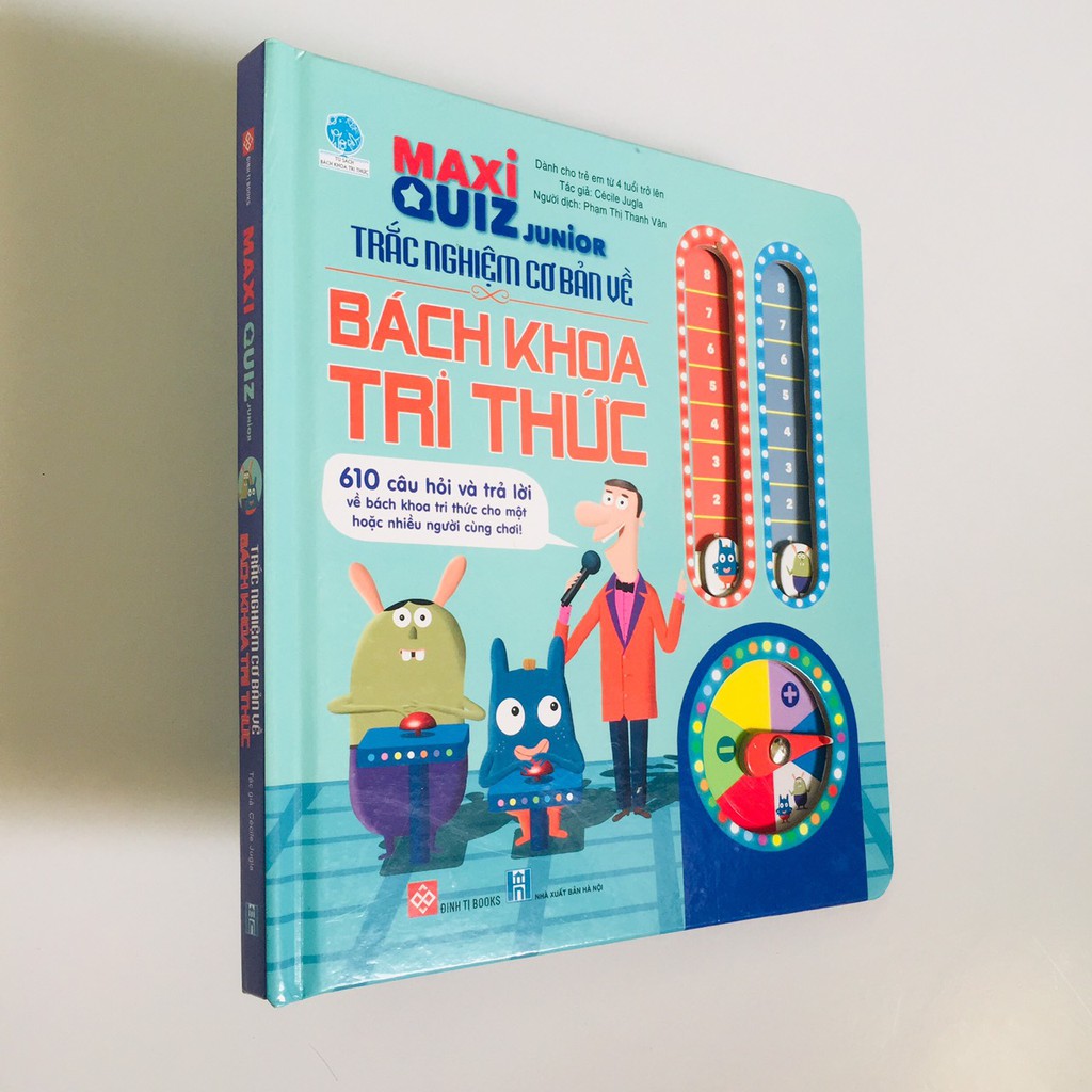 Sách - Maxi Quiz Junior - Trắc nghiệm cơ bản về Bách khoa tri thức