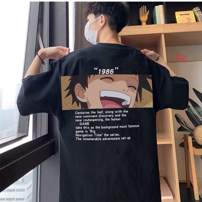 Áo thun tay lỡ cậu bé cười 1986 TC6