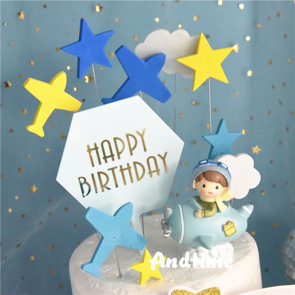 Set topper xốp trang trí bánh (nhiều mẫu)