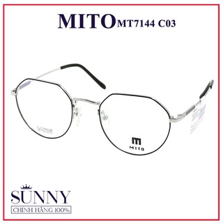 MT7144 - Gọng kính Mito unisex chính hãng Italia - - kèm tem chống hàng giả do bộ công an cấp