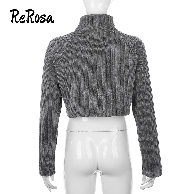 Áo Sweater Dệt Kim Cổ Cao Dáng Rộng Thiết Kế Trẻ Trung Cho Nữ 2021 | BigBuy360 - bigbuy360.vn