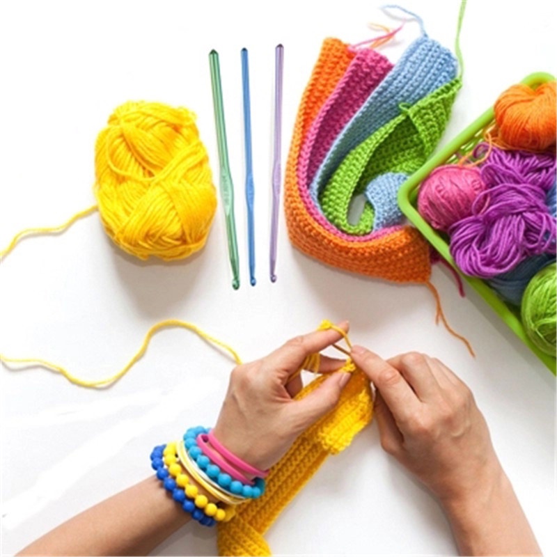 Set 8 Kim Móc Len 2-5.5mm Nhiều Màu Sắc