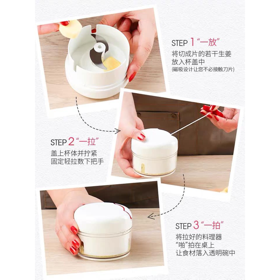 Dụng Cụ Xay Tỏi Ớt Đa Năng Mini Food Chopper