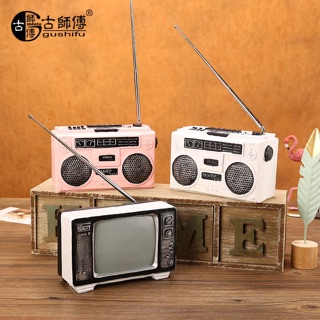 MÔ HÌNH DECOR TIVI CỔ ĐIỂN