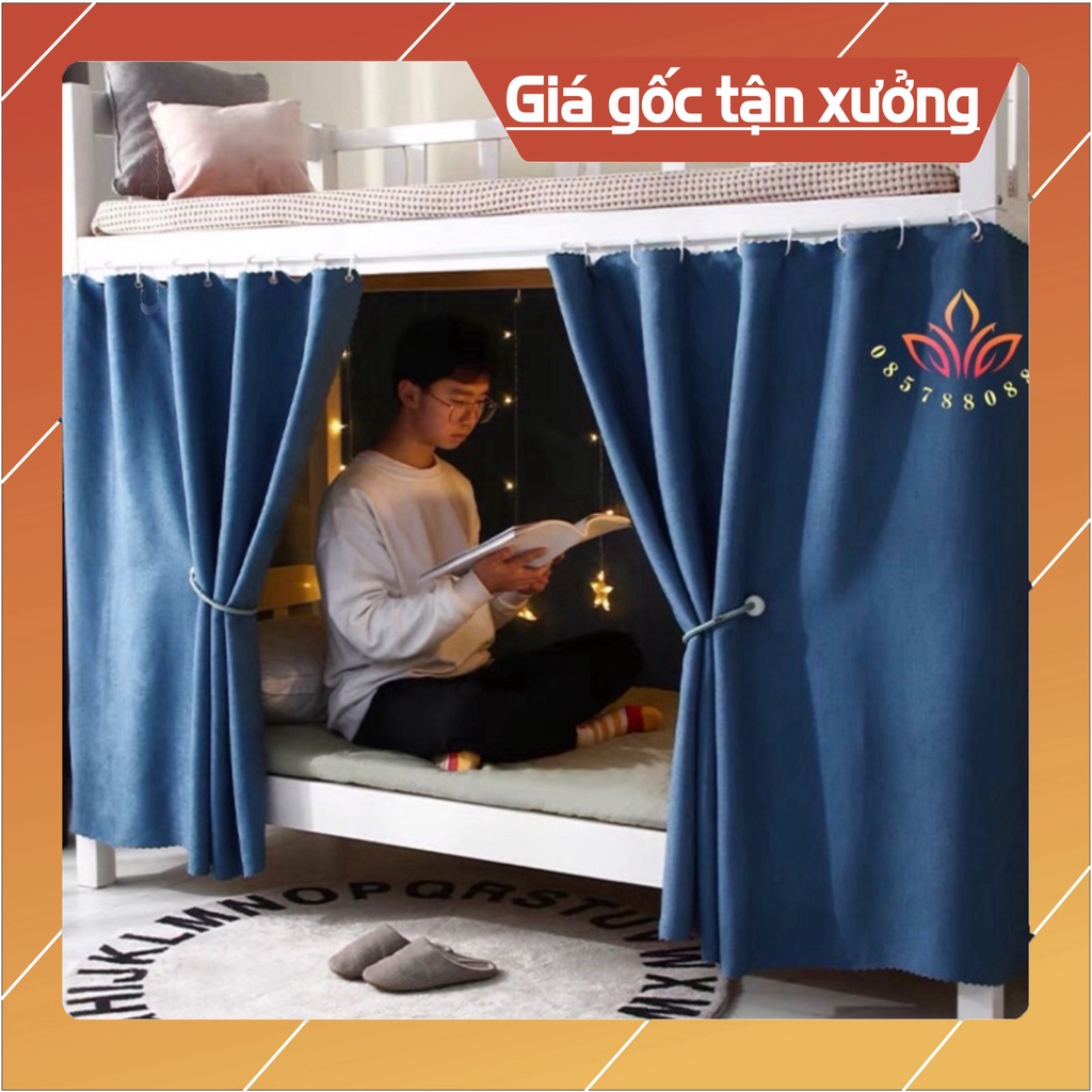 [FREE SHIP ] Rèm ktx,Rèm giường tầng vải thô dày loại 1