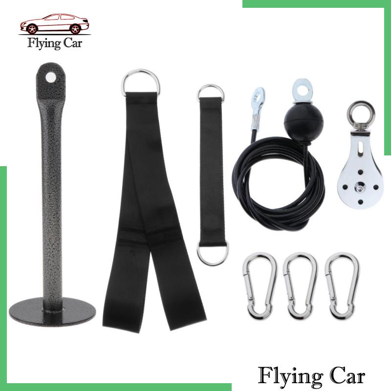 [giá giới hạn] Pulley Cable LAT System DIY Loading Pin, Hanging Strap, Pulley Triceps Strap Set