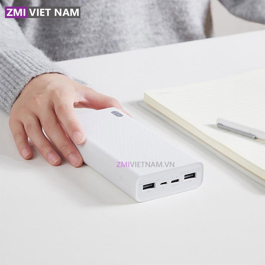 [ ZMI VIỆT NAM ] Sạc Dự Phòng ZMI QB821A 20000mAh, 1 Cổng Type C, 1 Micro, 2 USB A | Bảo Hành 18 Tháng