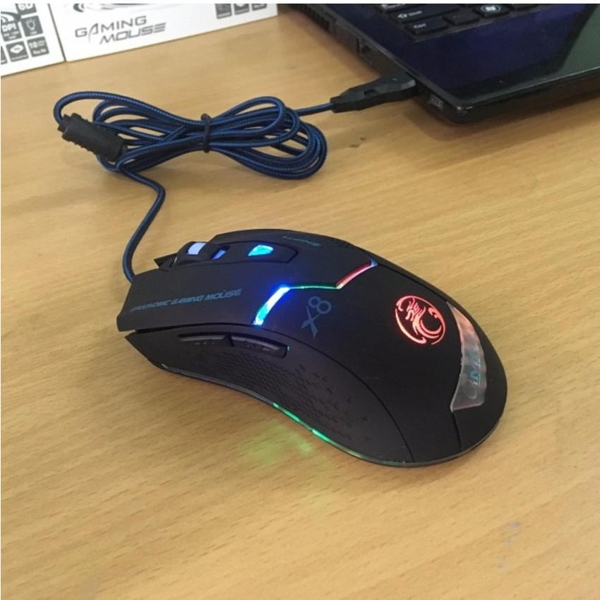 Chuột gaming IMICE-X8 3200 DPI Led đổi màu cực đẹp - Bảo hành 12 tháng !!!