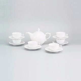 Bộ Ấm Chén - Bộ Trà 0,7L Mẫu Đơn Trắng, Minh Long I