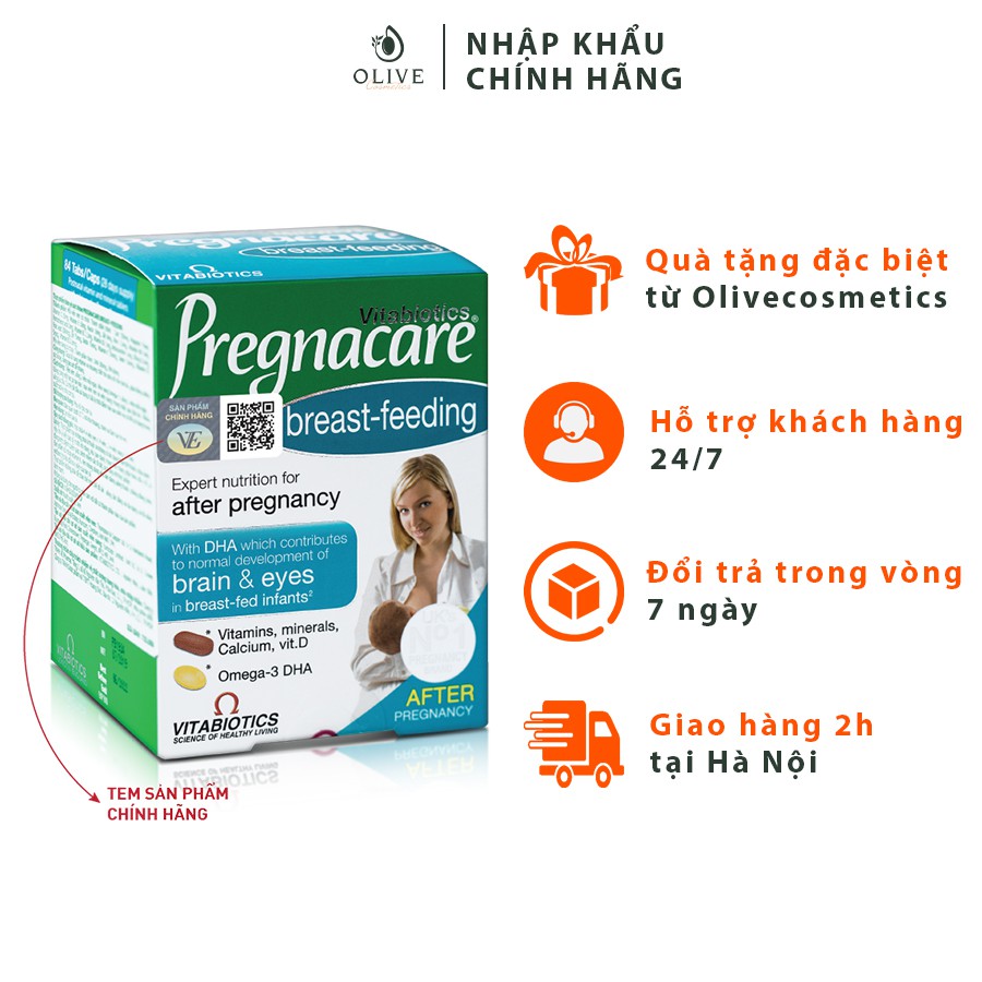 TPBVSK Vitabiotics Pregnacare Breast Feeding - Vitamin tổng hợp cho phụ nữ sau sinh