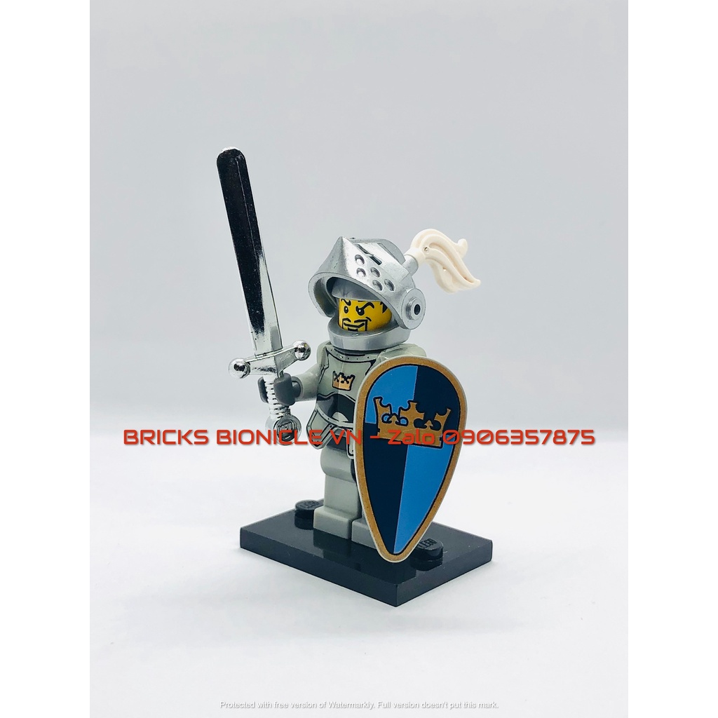 LEGO MINIFIGURES - ĐỒ CHƠI XẾP HÌNH LEGO NHÂN VẬT TRUNG CỔ - CASTLE FANTASY CROWN KNIGHTS - HIỆP SĨ VƯƠNG MIỆN