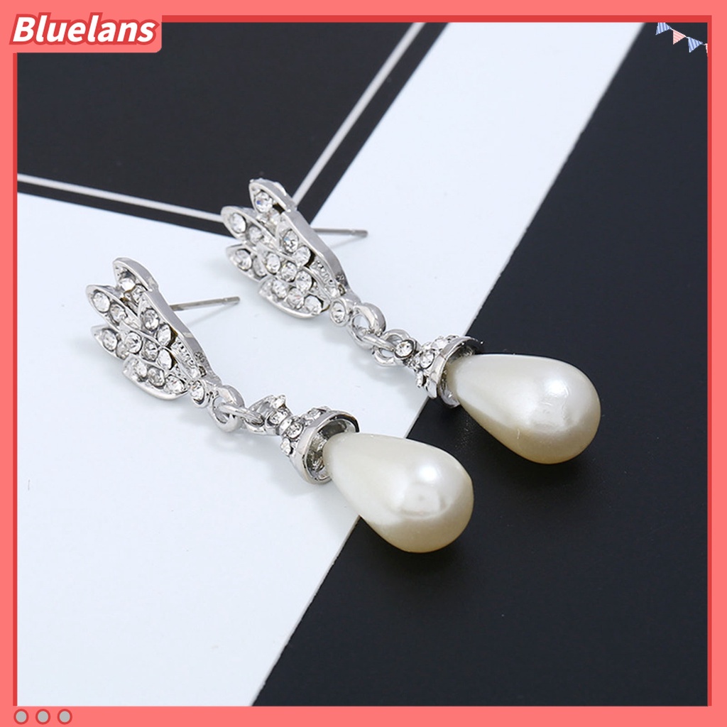 1 Set Vòng cổ Và Bông Tai Ngọc Trai Giả Thời Trang