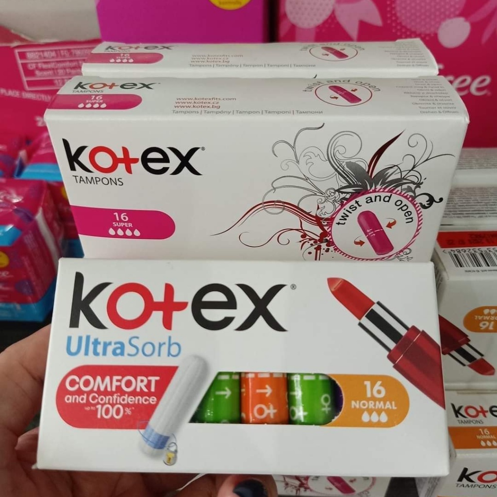 Băng Vệ Sinh Tampon Kotex Nhập Khẩu Châu Âu