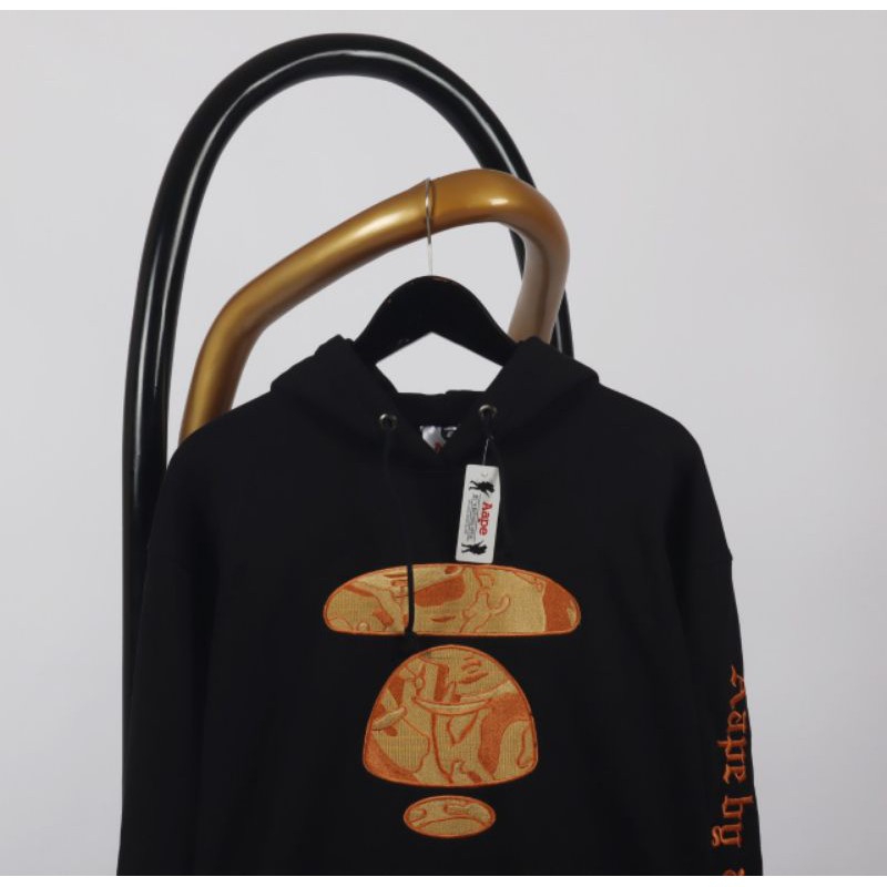 Áo Hoodie Bape Thêu Chữ A Bathing Chính Hãng