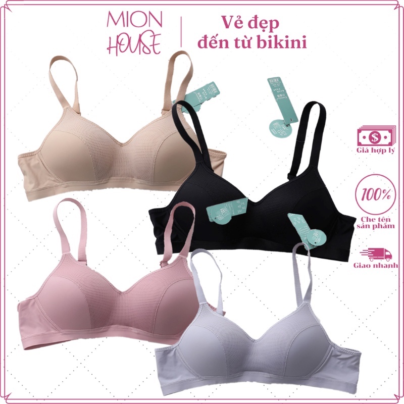 Áo ngực su lụa cao cấp không gọng big size áo ngực cho người to béo ngực nhỏ M718