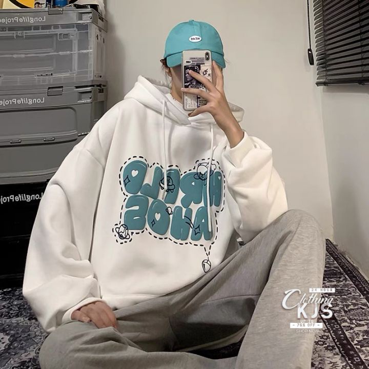 Áo Khoác Nỉ Nam Nữ - Áo Hoodie Lót Nỉ Bông KJS Clothing Dáng Rộng Unisex Hàn Quốc AHD01 | BigBuy360 - bigbuy360.vn