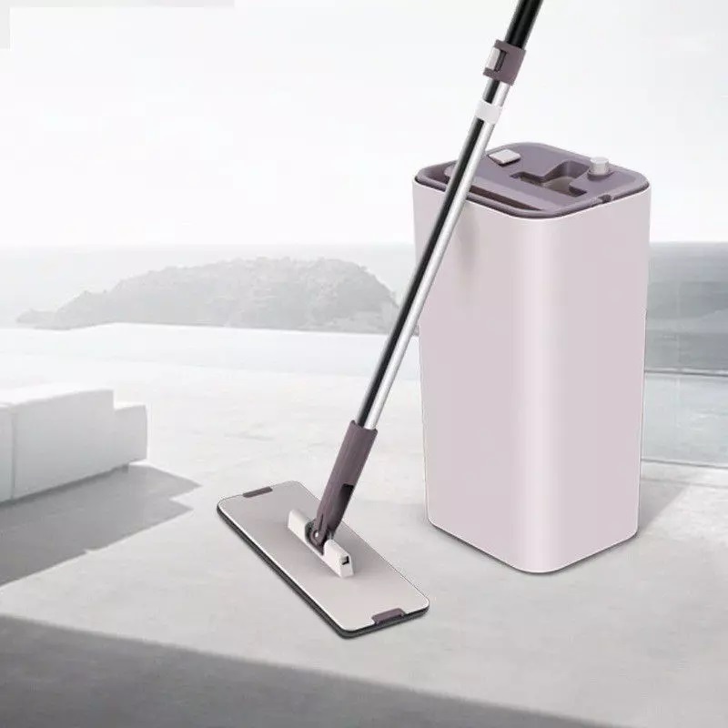 Bộ Cây Lau Nhà Thông Minh MOP-Z9 Inochi Kèm Thùng Vắt gồm chổi lau nhà và dụng cụ vắt tự động