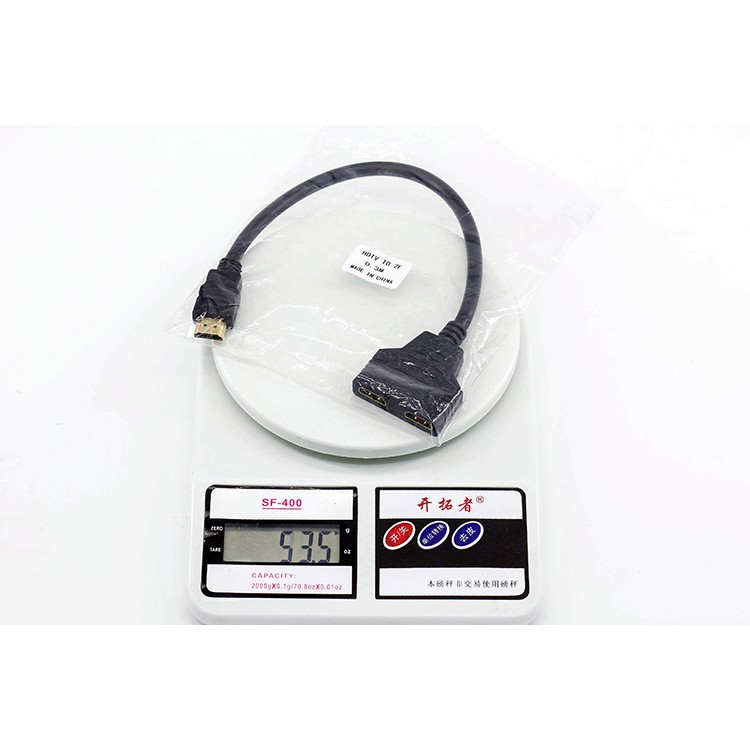 Đầu Chia ra Hai HDMI dài 30CM Phiên Bản 1.4 3D 1080P