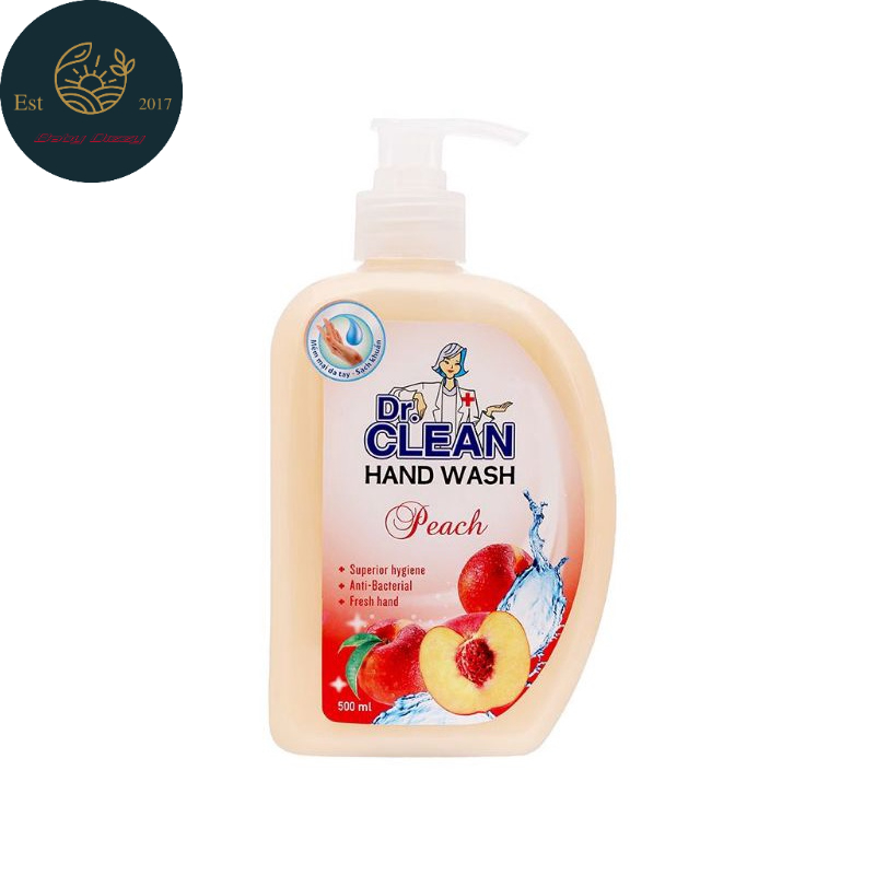 (TẶNG KHĂN ƯỚT 20 TỜ) Sữa Rửa Tay Sạch Khuẩn Dr.Clean 500g