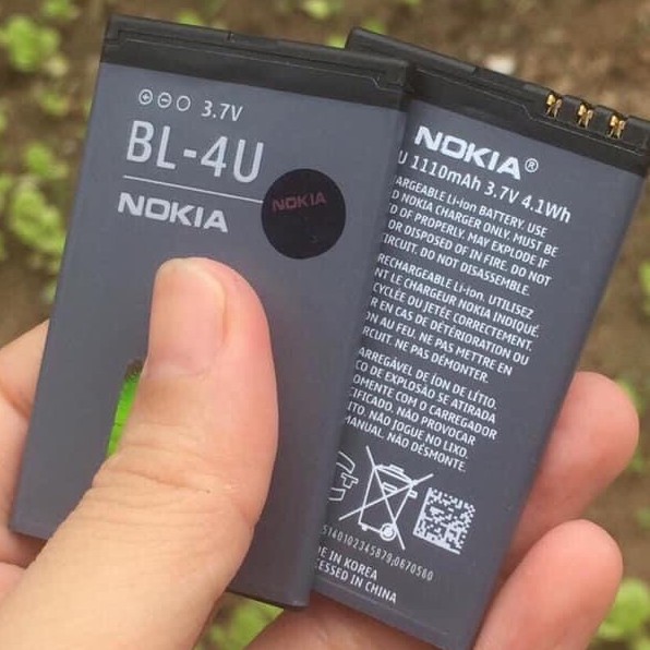 Pin BL-4U dành cho nokia 8800,nokia 515, nokia 206.8900E E66 6212 E75 5730 8900E 8900I... Bảo Hành 12 Tháng