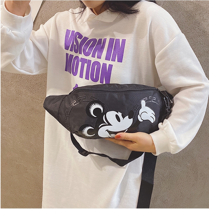 Adidas Túi chéo Mickey （Đen）（Xám）（Vàng）