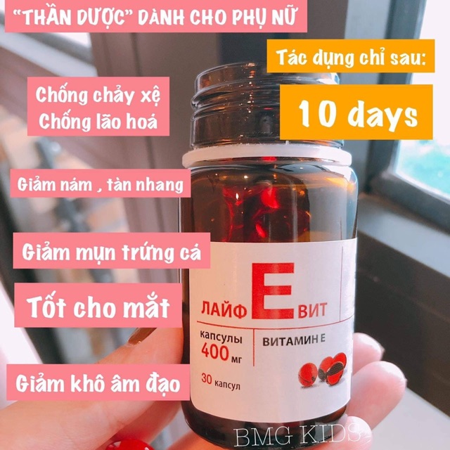 VITAMIN E ĐỎ ZENTIVA NGA