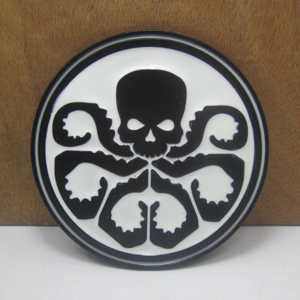 Mặt khóa thắt lưng HYDRA mavel hợp kim tròn 7.5cm