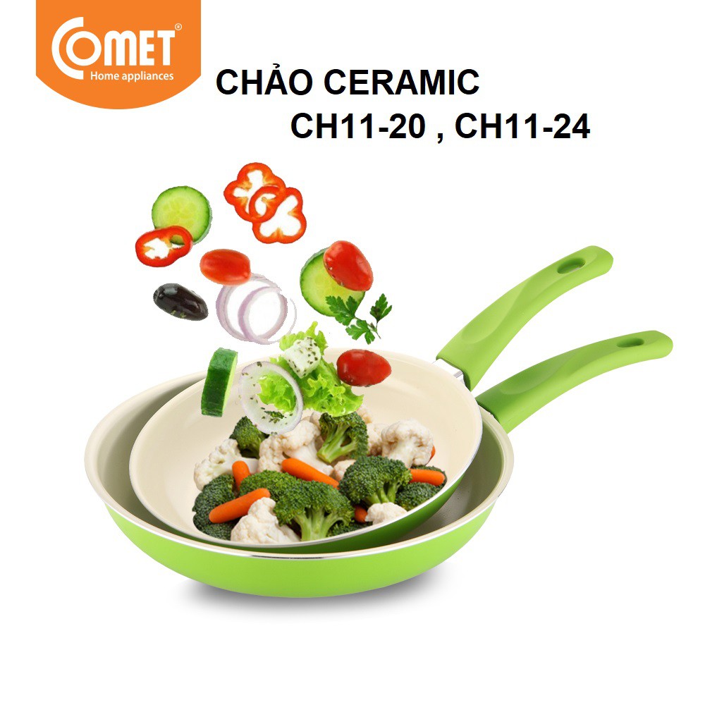 Combo chảo chống dính Ceramic COMET - CH11-20&amp;24